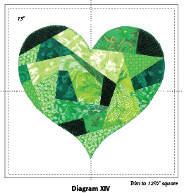 I Left My Heart In Ireland: FREE Ireland-themed quilt block pattern