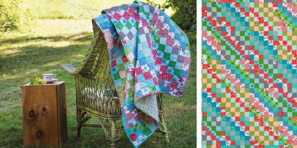 Picnic Party by Vivika Hansen DeNegre is a great quilt kit for beginners