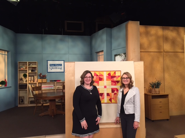 Sara Gallegos with special guest Angela Huffman show the different quilting techniques on episode 3212 of “Fons & Porter’s Love of Quilting.”