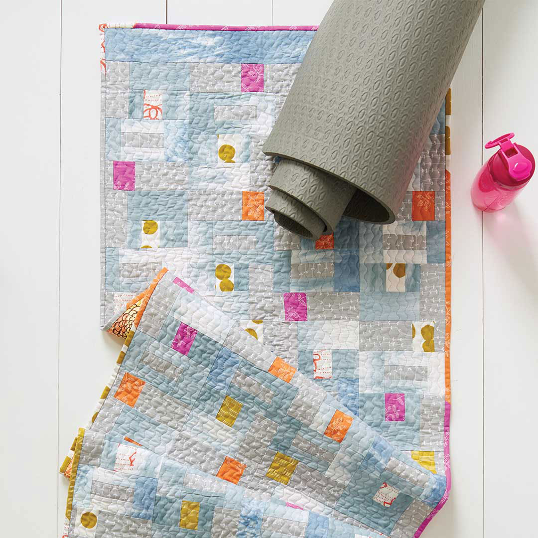 Fashion quilted yoga mat