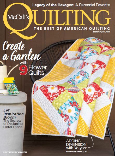 McCall's Quilting March/April 2019 cover