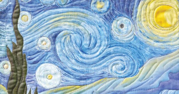 how to make a starry night quilt