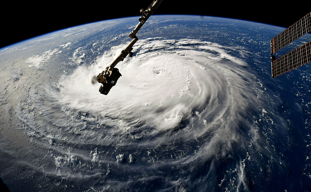 Hurricane Florence forming | Photo credit: NASA/Handout