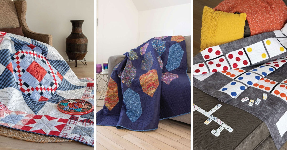 Three quilts from the pages of Quick Quilts April/May 2019