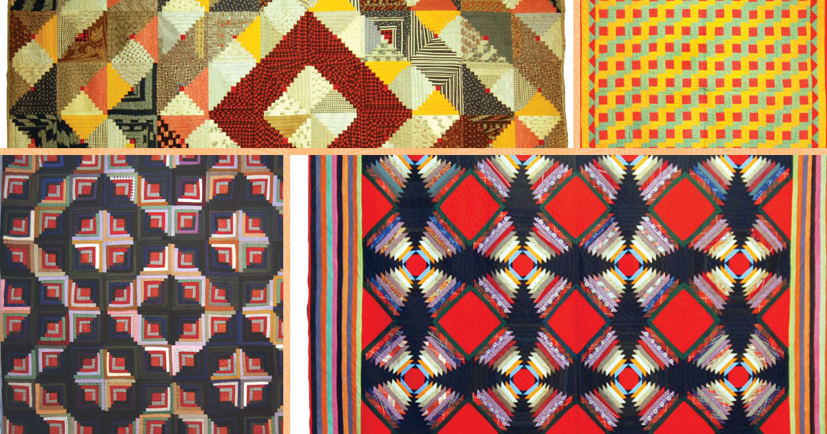 Vintage Log Cabin Quilts