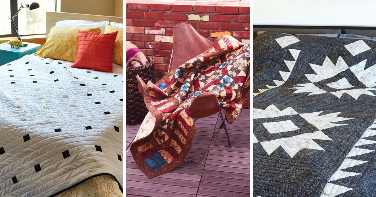 A few manly quilts for the fella in your life