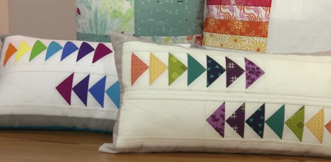 Creative Quilting for Home Décor with Kate Colleran screenshot - colorful pillows