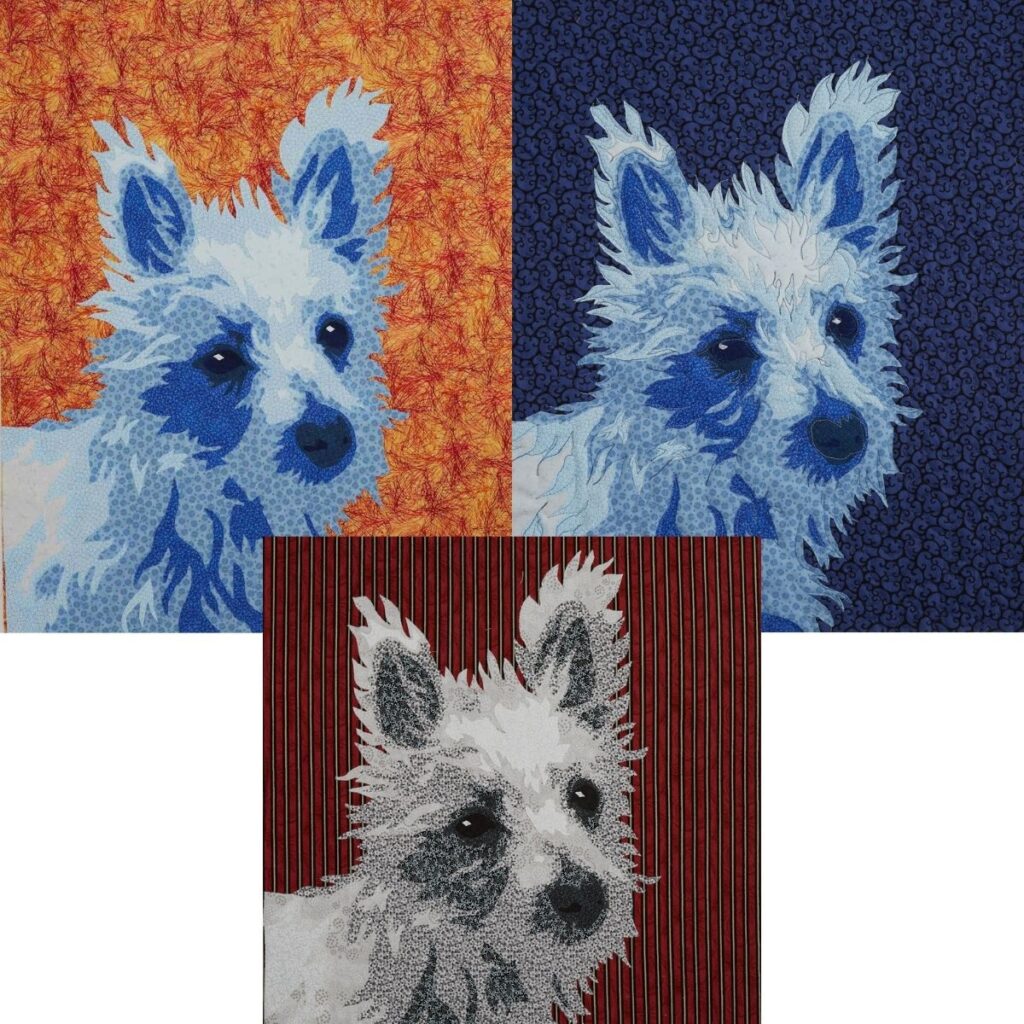 pet portrait quilt